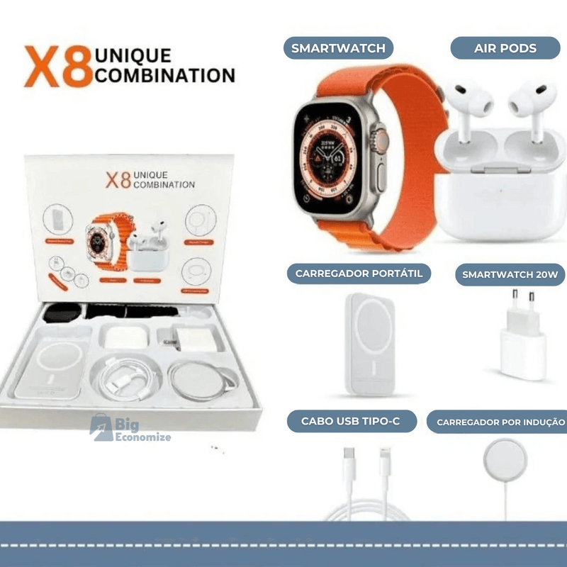 Kit Smart X8 Unique - Mega Promoção Mês Dos Namorados