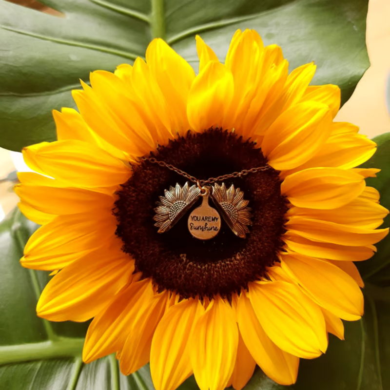 Colar Girassol Sunflower - Super Promoção De Primavera + Frete Grátis