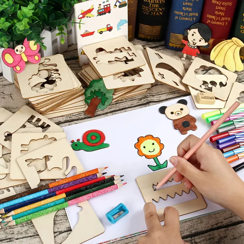 Kit Moldes Infantil Wood Craft® - Mega Promoção Hoje + Frete Grátis